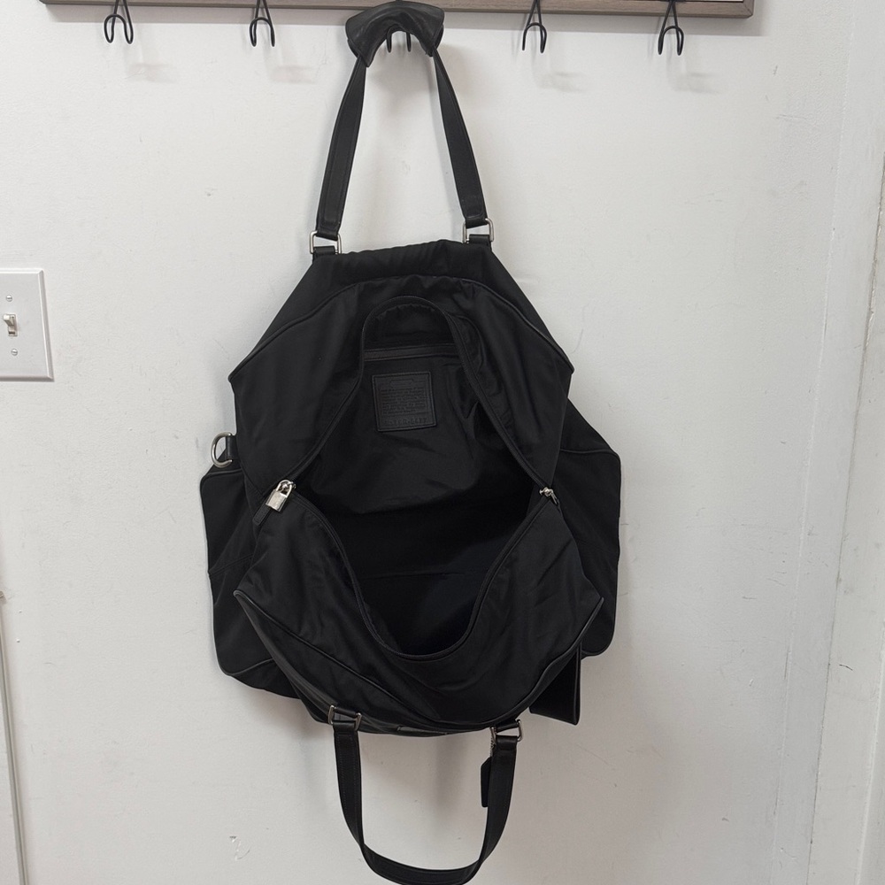 Coach Black Duffel Bag for Men - Picture 3 of 8